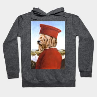 Portrait of a Yorkshire as Federico da Montefeltro - Pet Gift Hoodie